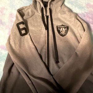 NFL Raiders ombré full zip hoodie/jacket